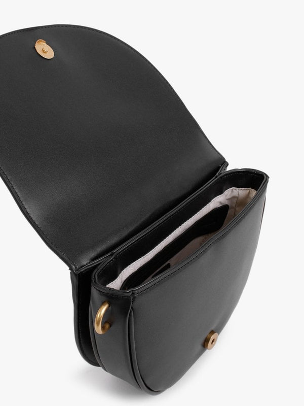 Danna Black Saddle Bag