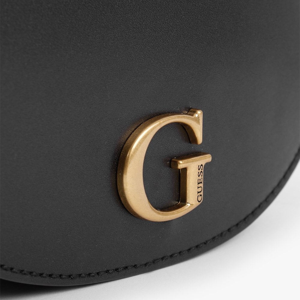 Danna Black Saddle Bag