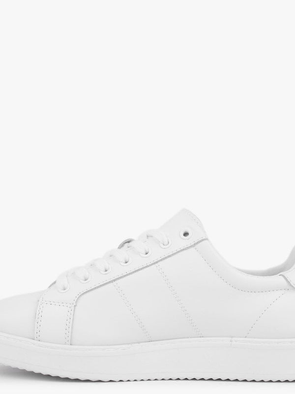 Angeline II White Leather Trainers