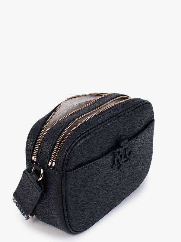 Carrie 24 Navy Leather Cross-Body Bag
