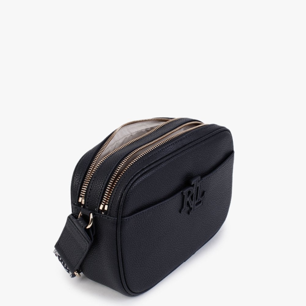 Carrie 24 Navy Leather Cross-Body Bag