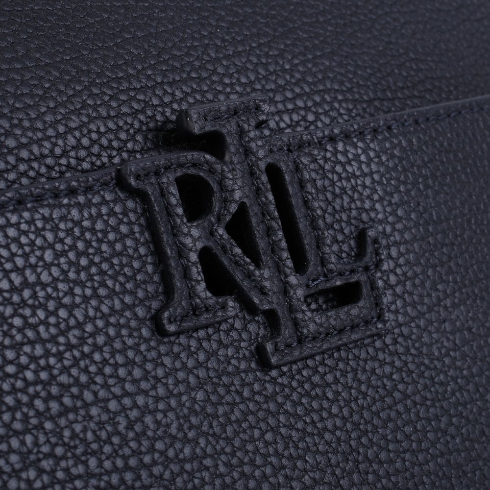 Carrie 24 Navy Leather Cross-Body Bag