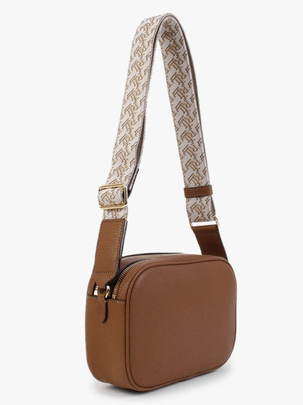 Carrie 24 Tan Leather Cross-Body Bag