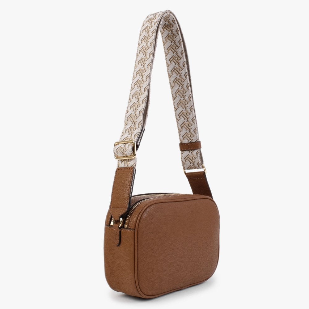 Carrie 24 Tan Leather Cross-Body Bag