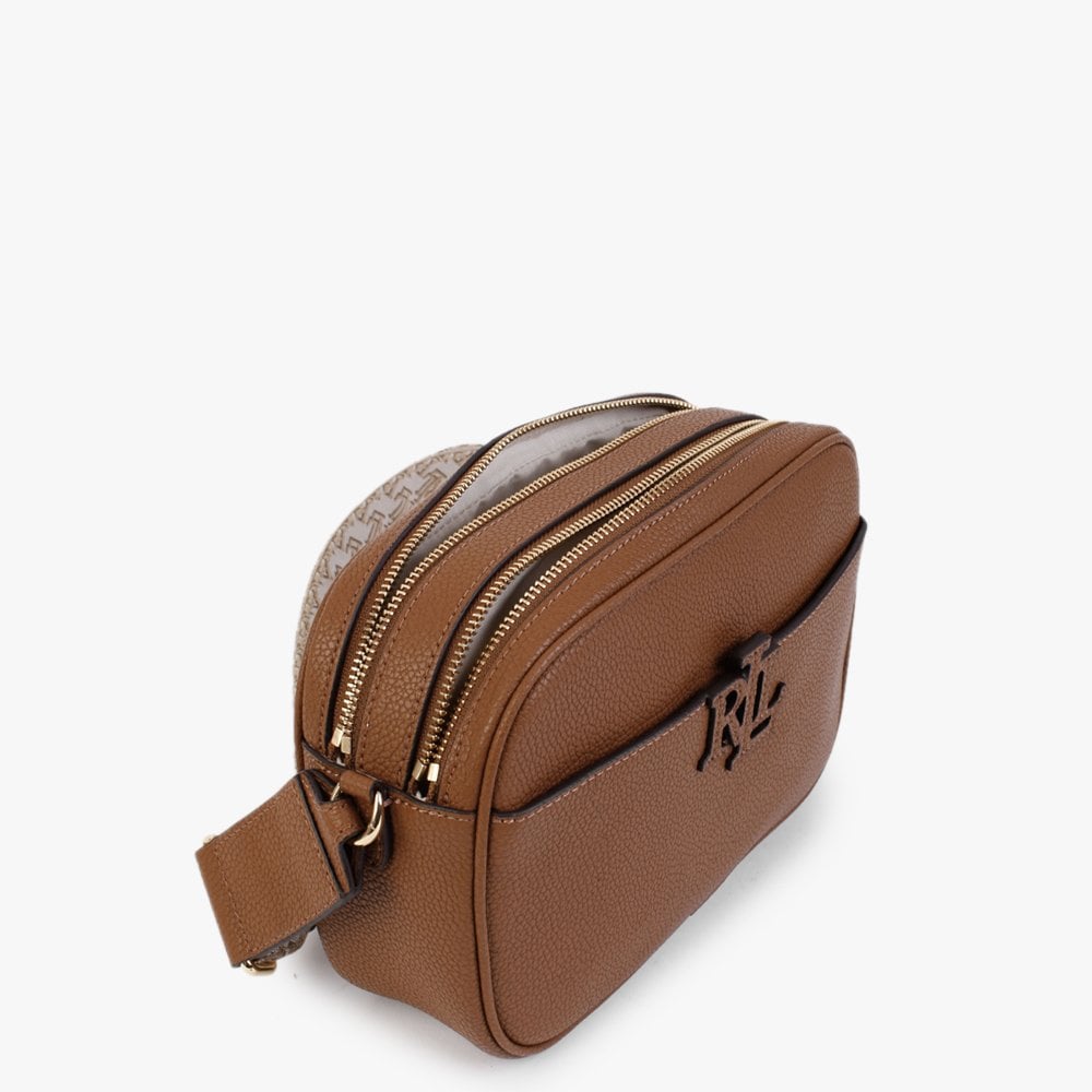 Carrie 24 Tan Leather Cross-Body Bag