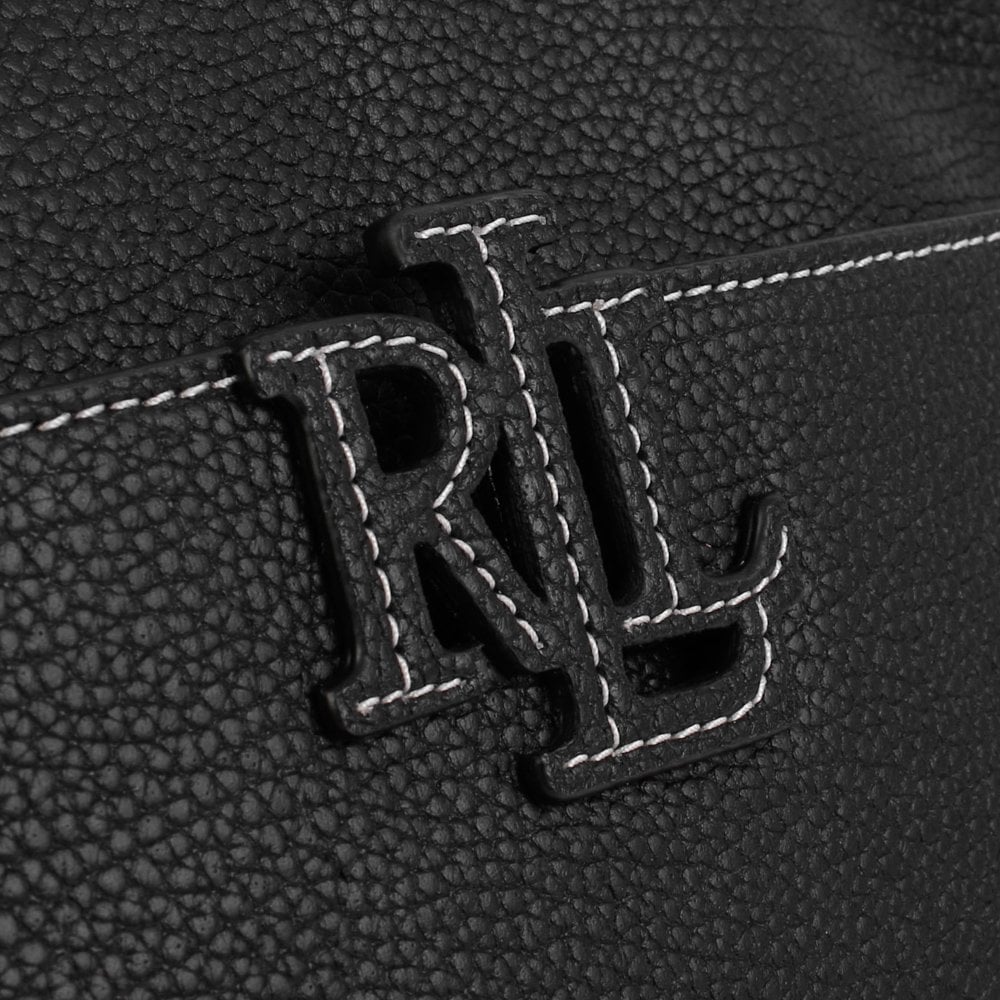 Carrie 24 Black Leather Cross-Body Bag