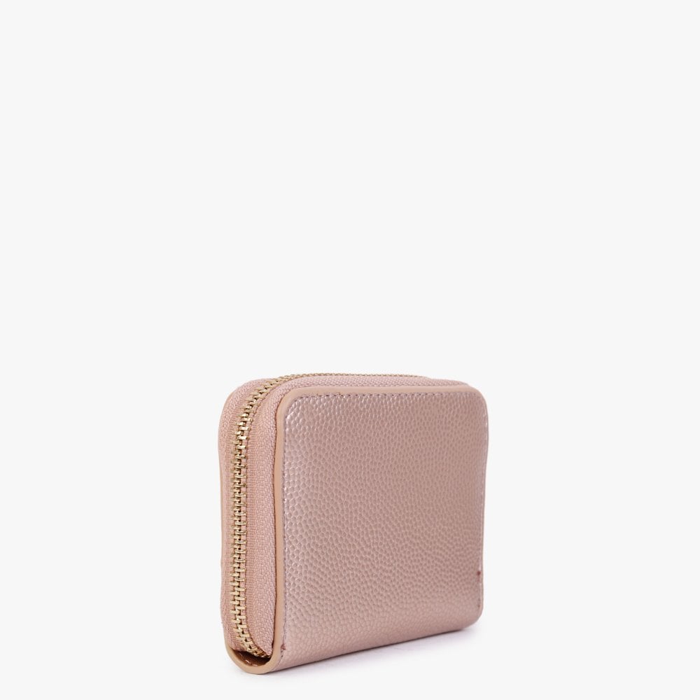 Divina Oro Rosa Pebbled Coin Purse