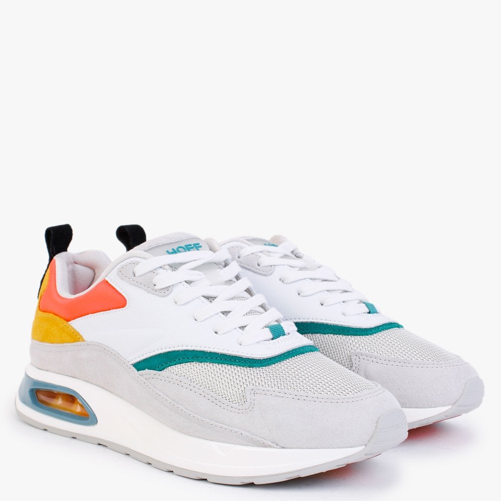 Skyline Shanghai Tower Multicoloured Suede Trainers