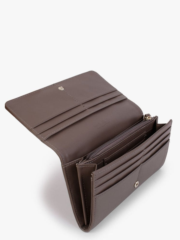Olive Taupe Trifold Wallet