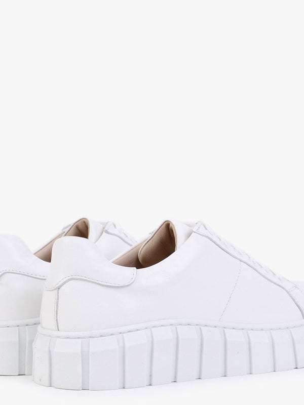 Boppy White Leather Chunky Trainers