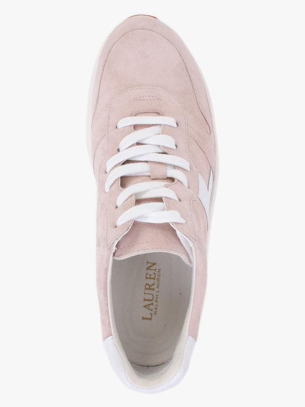Rylee Blush Suede & Leather Trainers
