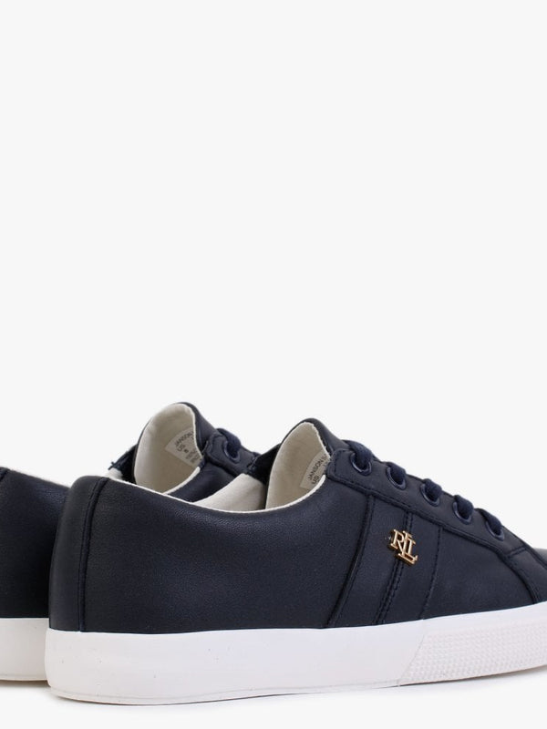 Janson II Navy Leather Trainers