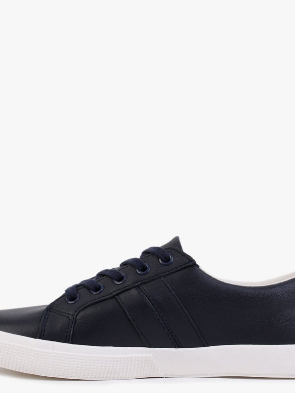 Janson II Navy Leather Trainers
