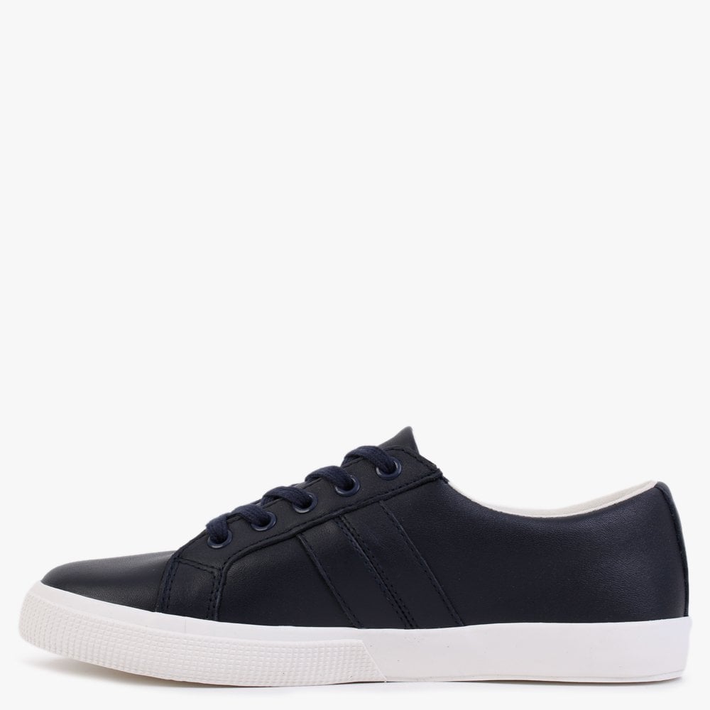 Janson II Navy Leather Trainers