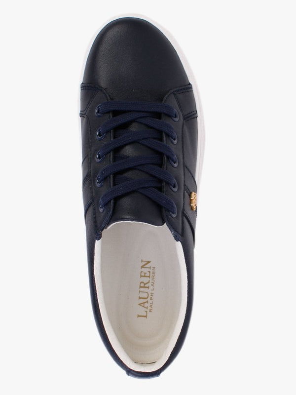Janson II Navy Leather Trainers