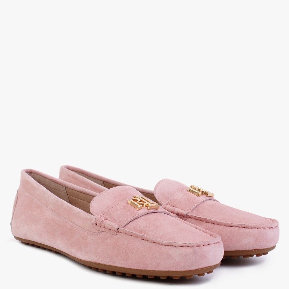 Barnsbury Rose Tan Suede Loafers