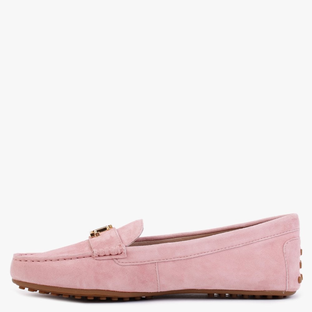 Barnsbury Rose Tan Suede Loafers