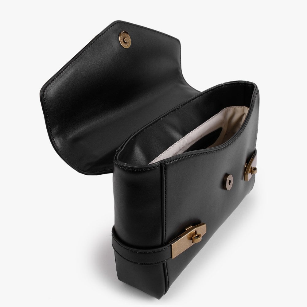Zadie Convertible Black Cross-Body Bag