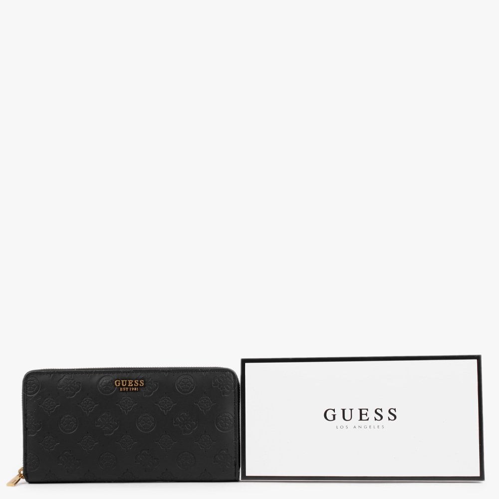 Zanelle Logo Black Cheque Organizer Wallet