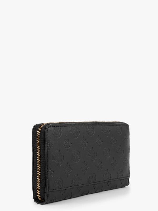 Zanelle Logo Black Cheque Organizer Wallet