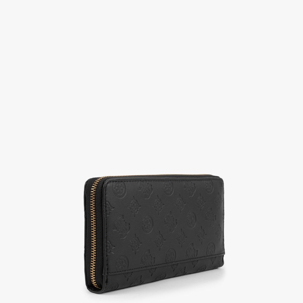 Zanelle Logo Black Cheque Organizer Wallet