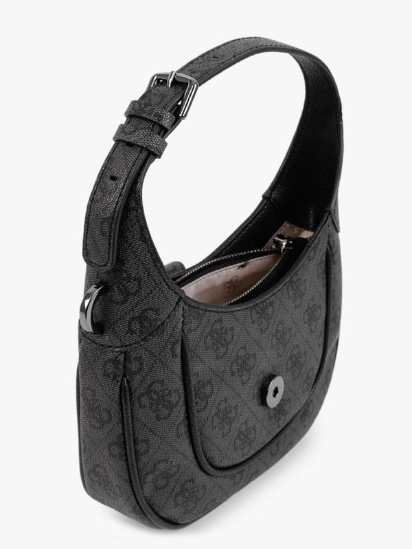 Mini Maimie Coal Logo Hobo Bag