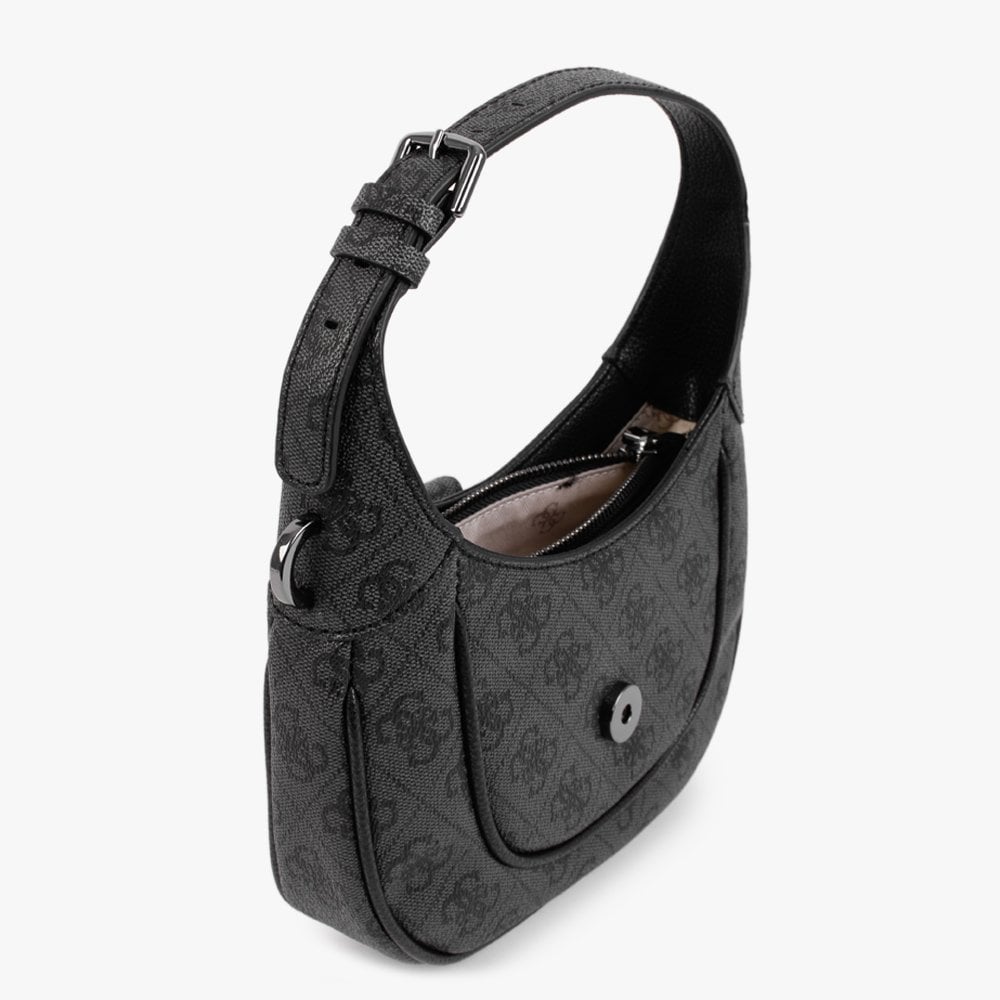 Mini Maimie Coal Logo Hobo Bag