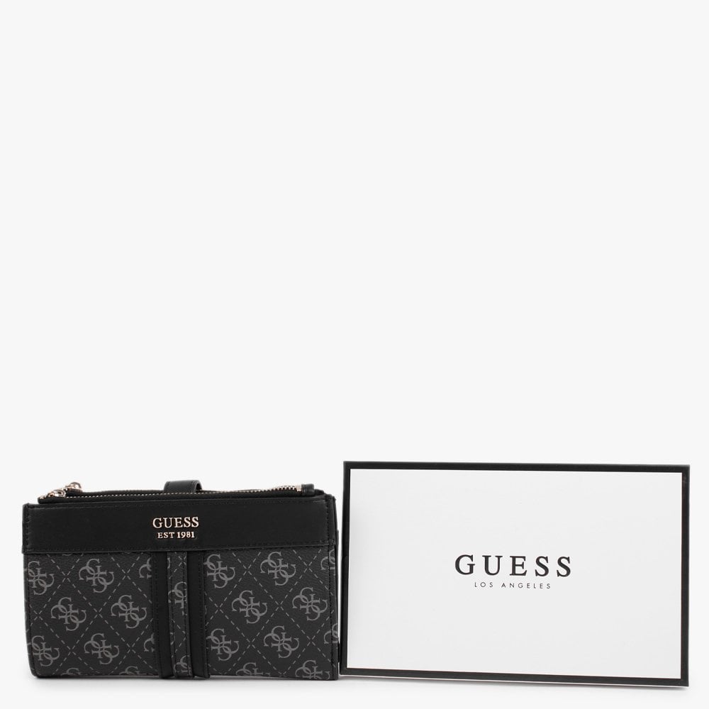 Kasinta Coal Multi Double Zip Organiser Wallet