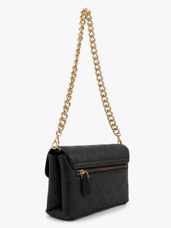 Mini Zanelle Logo Black Cross-Body Bag