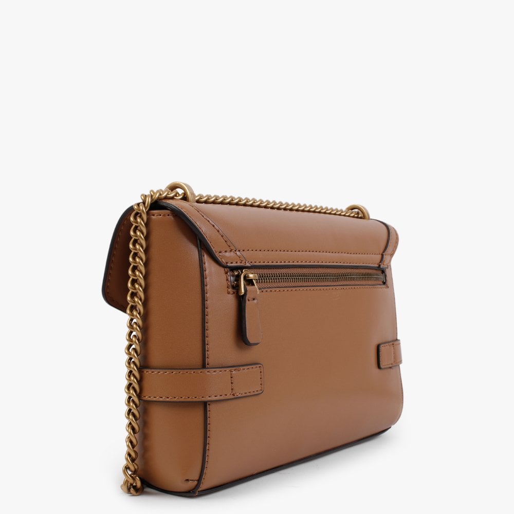 Zadie Convertible Cognac Cross-Body Bag