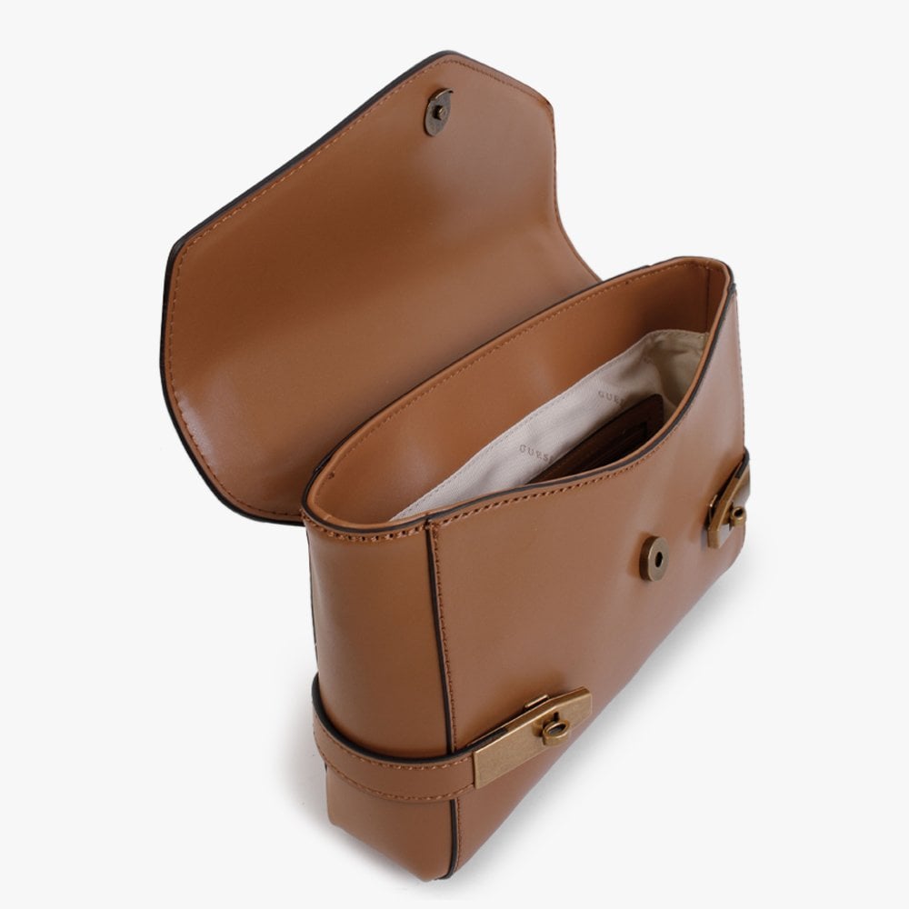 Zadie Convertible Cognac Cross-Body Bag