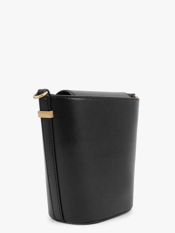 Hensely Black Cross-Body Bucket Bag