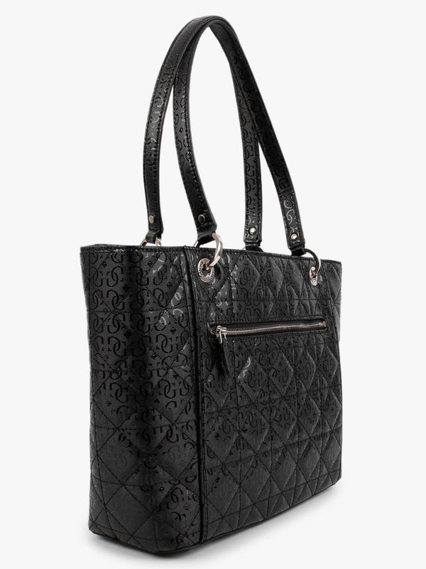 Noelle Elite Black Logo Tote Bag