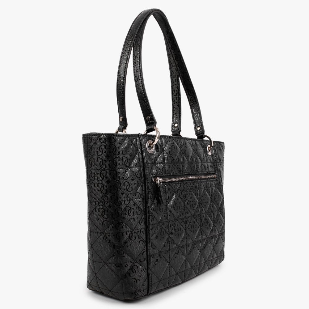 Noelle Elite Black Logo Tote Bag