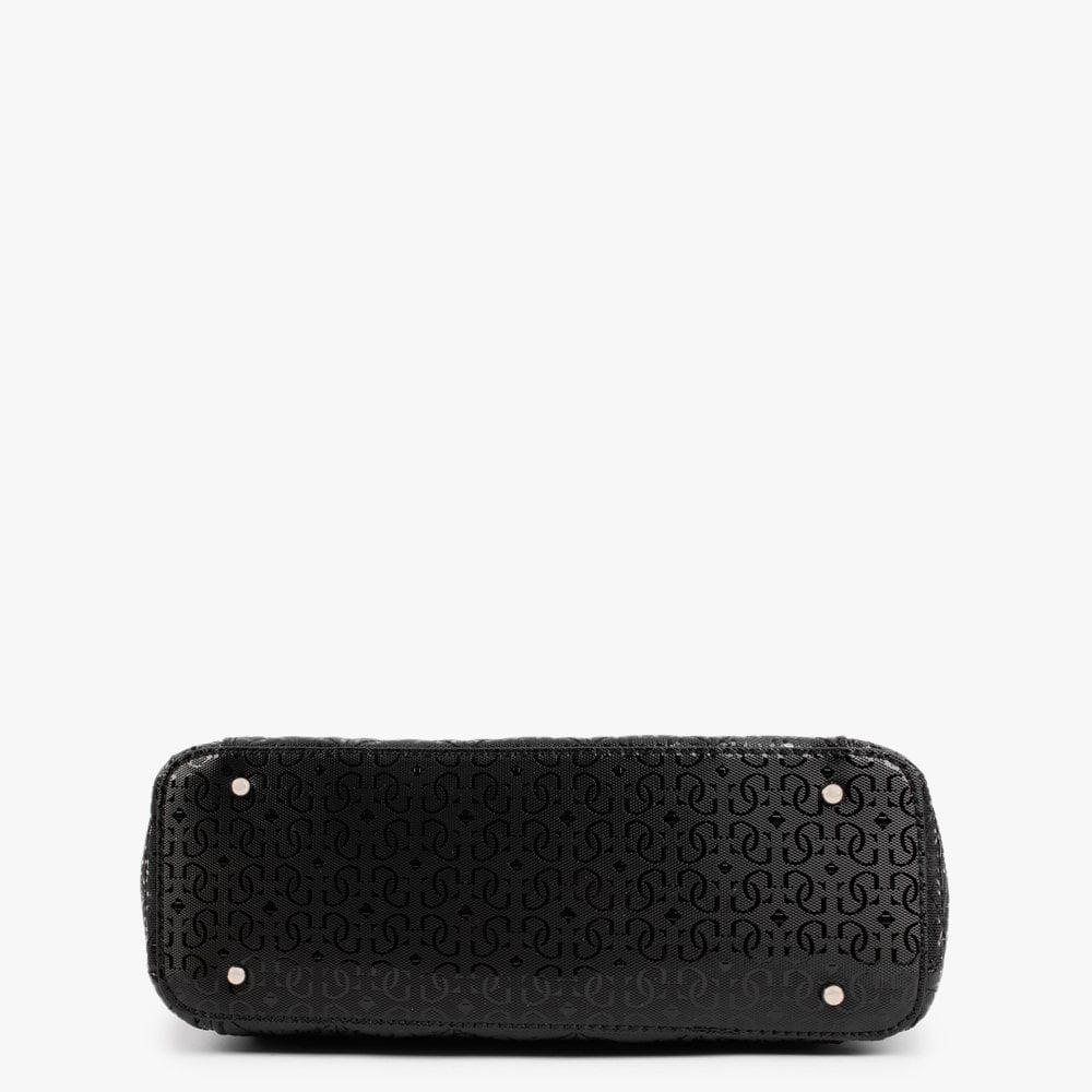 Noelle Elite Black Logo Tote Bag
