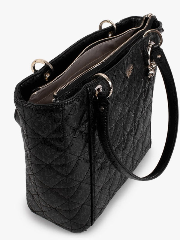 Noelle Elite Black Logo Tote Bag