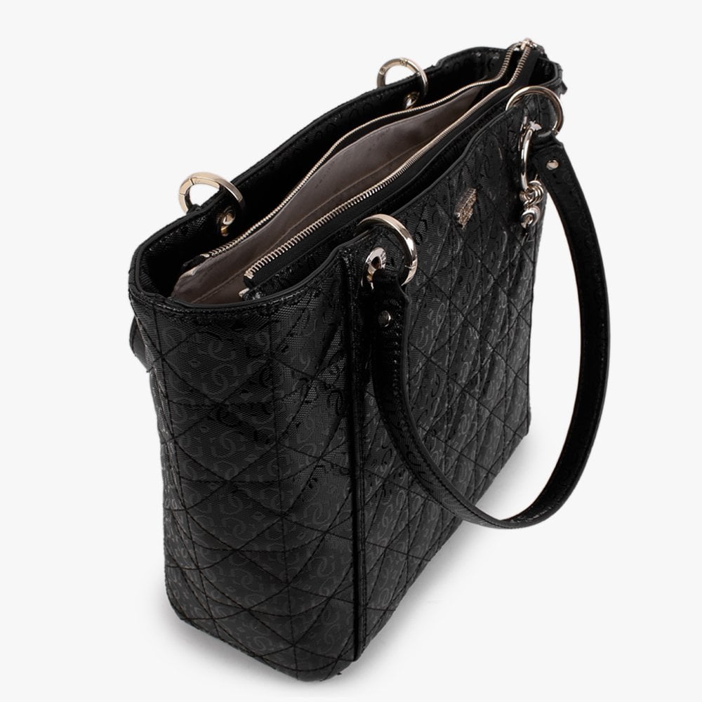 Noelle Elite Black Logo Tote Bag