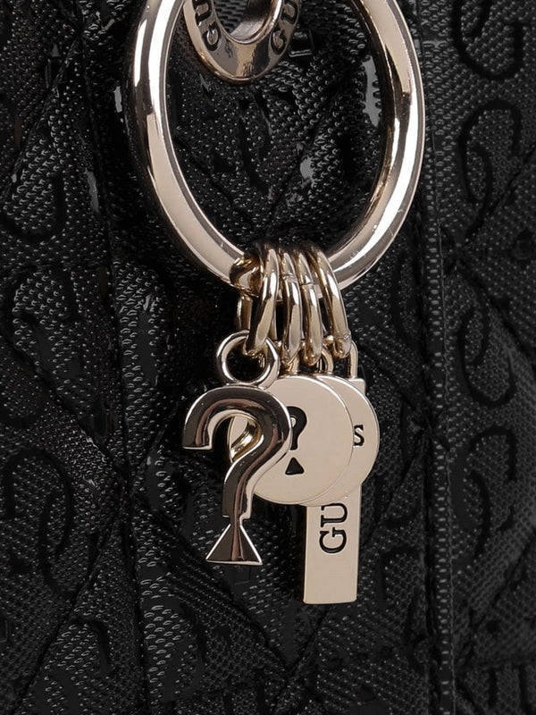 Noelle Elite Black Logo Tote Bag