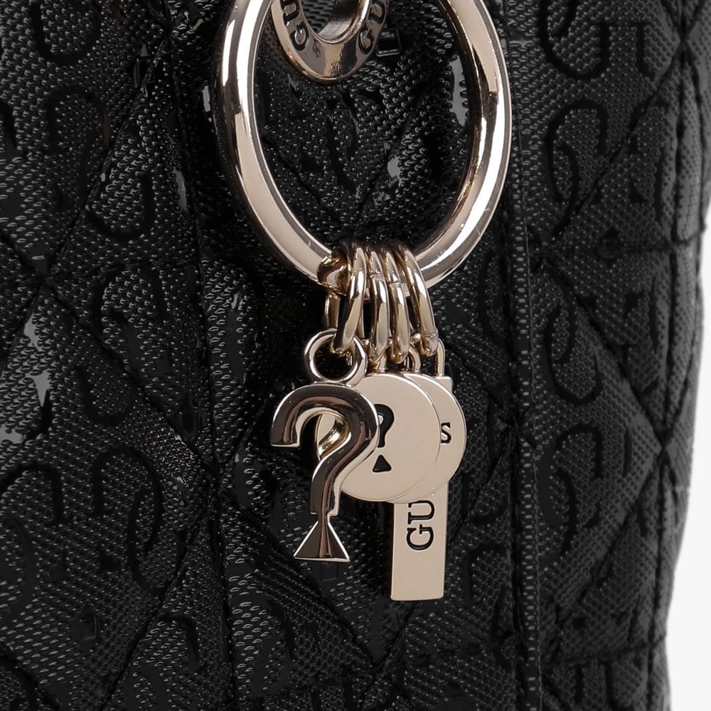 Noelle Elite Black Logo Tote Bag