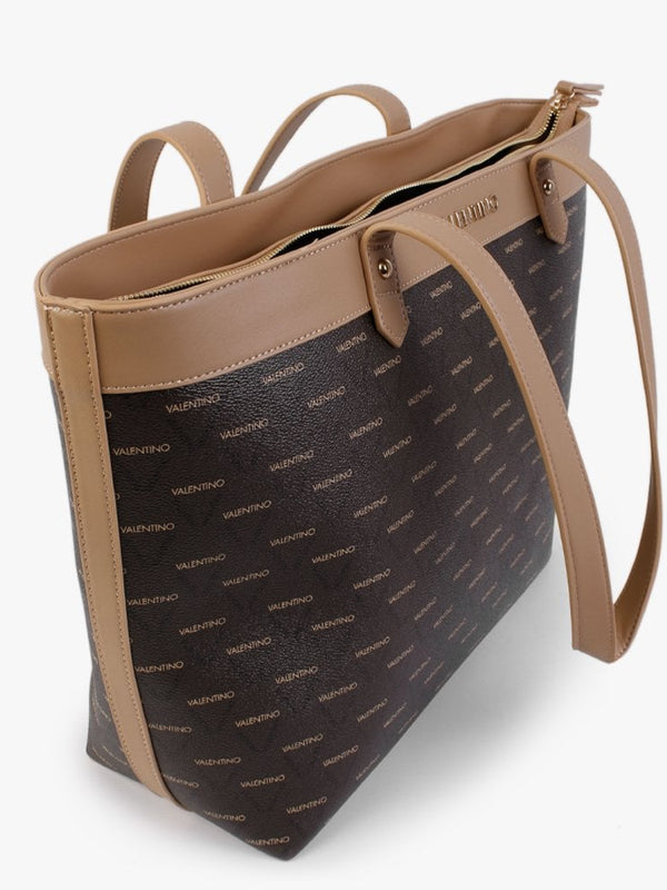 Alder Cuoio Multicoloured Repeat Logo Shopper Bag