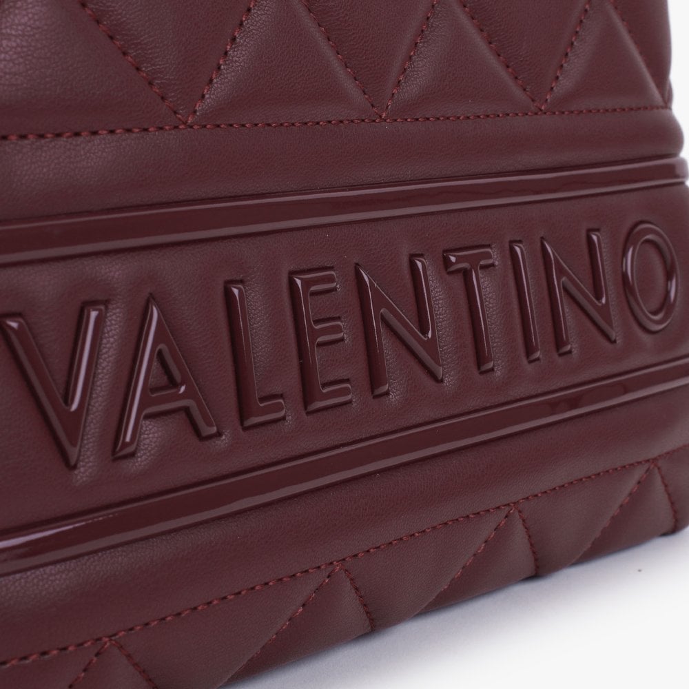 Ada Bordeaux Quilted Cross-Body Bag