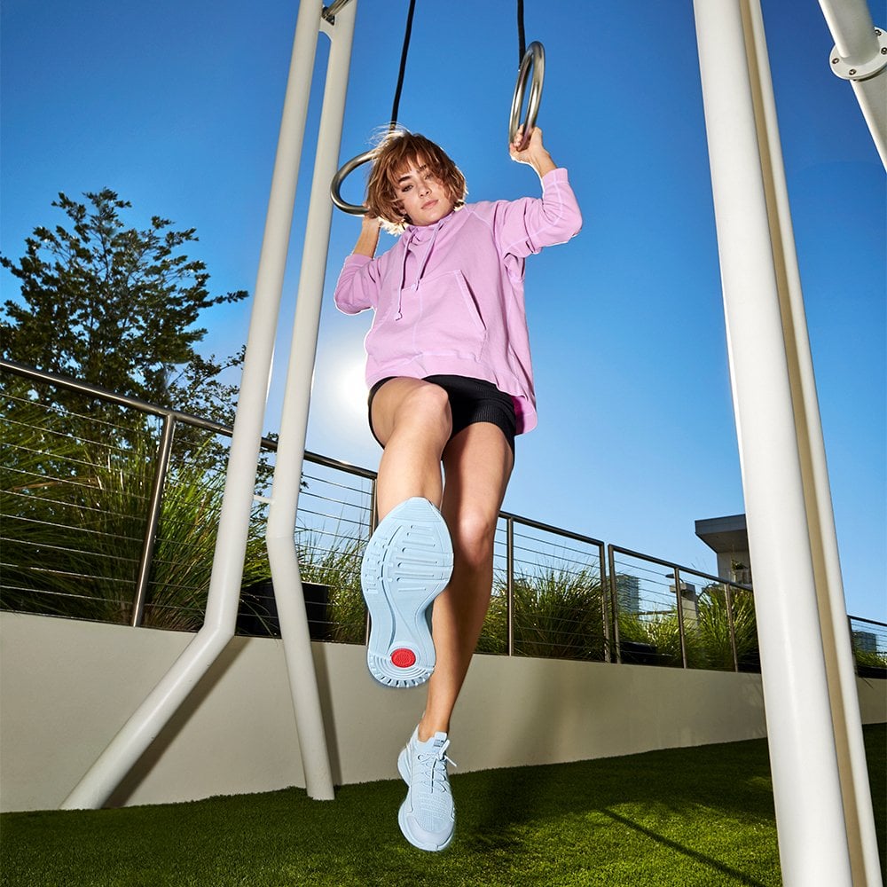 Vitamin Knit Cool Blue Trainers