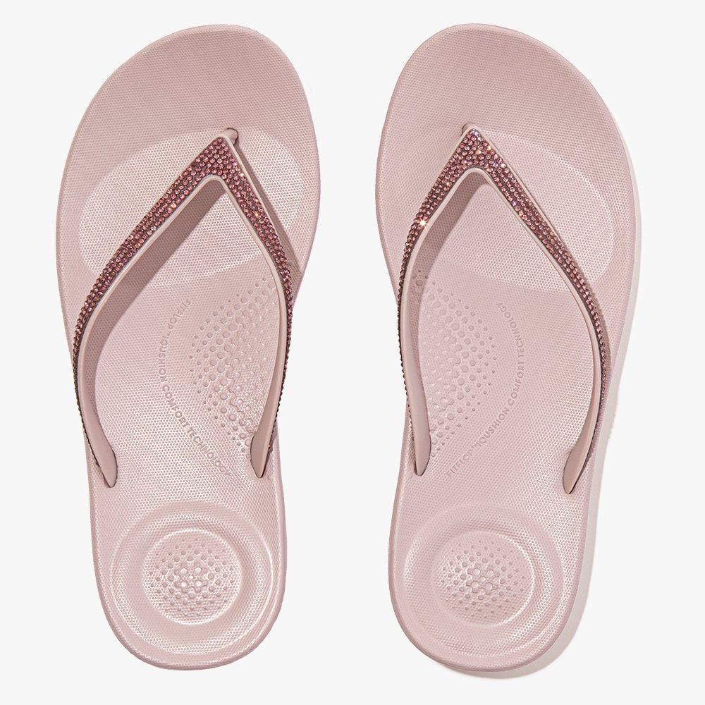 Iqushion Sparkle Soft Lilac Flip Flops