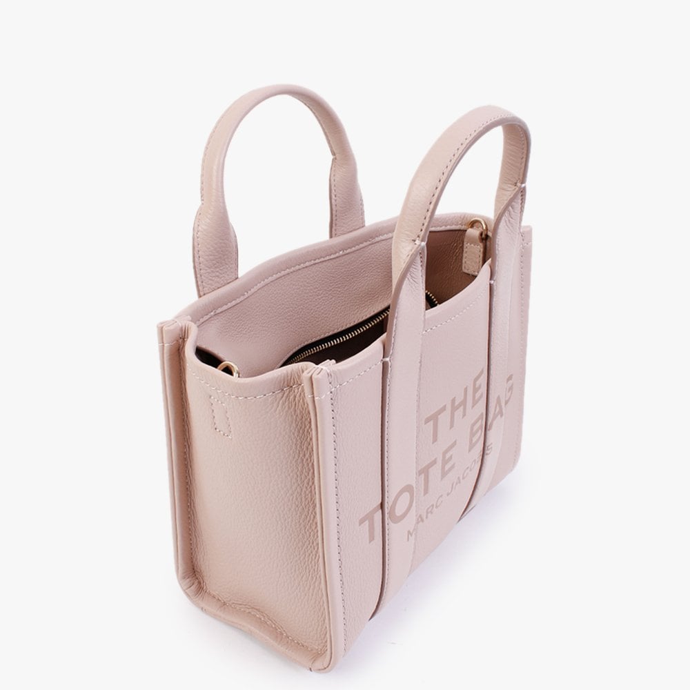The Leather Mini Rose Dust Tote Bag