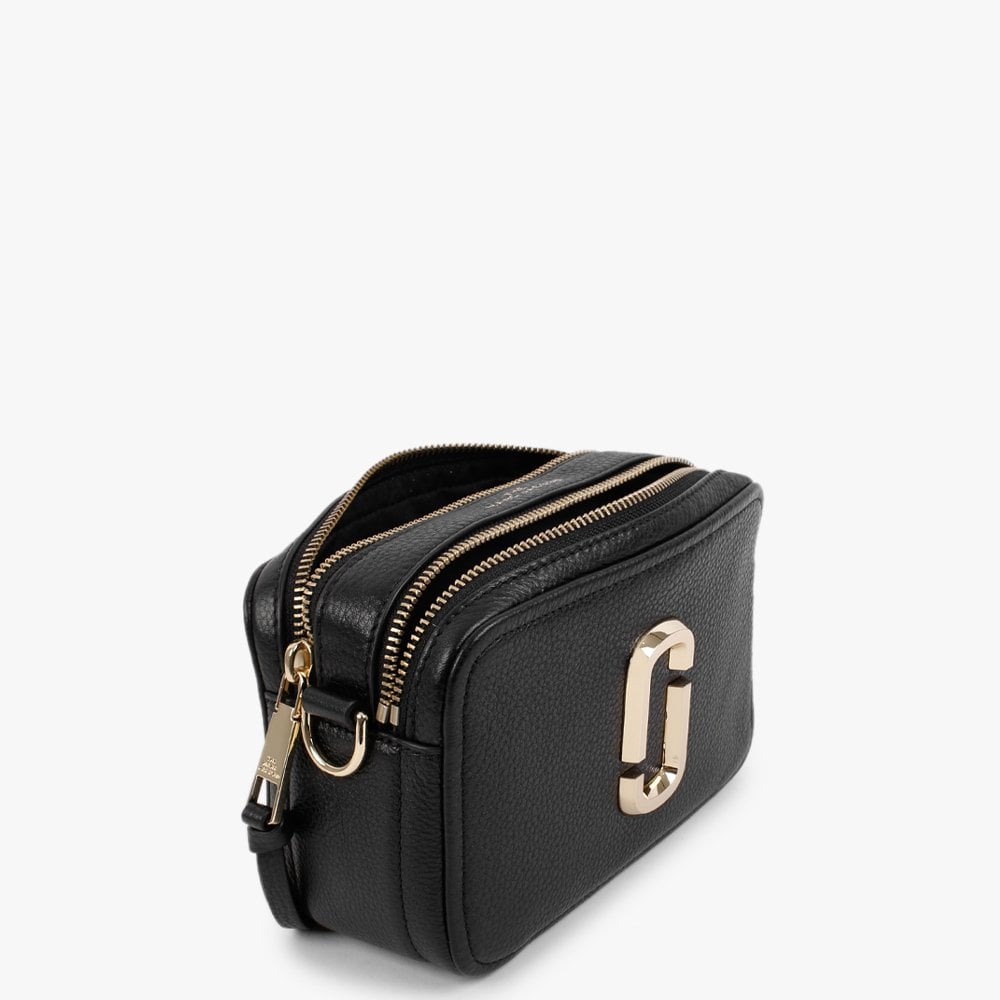 The Softshot 21 Black Leather Camera Bag