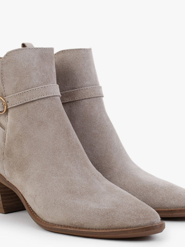 Sumac Dessert Suede Heeled Ankle Boots