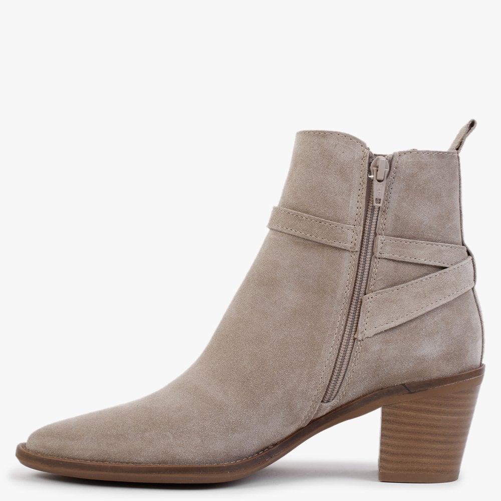Sumac Dessert Suede Heeled Ankle Boots