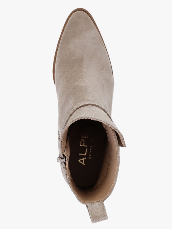 Sumac Dessert Suede Heeled Ankle Boots