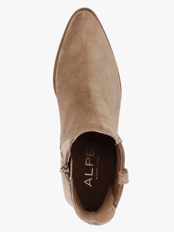 Barley Cuero Suede Western Ankle Boots