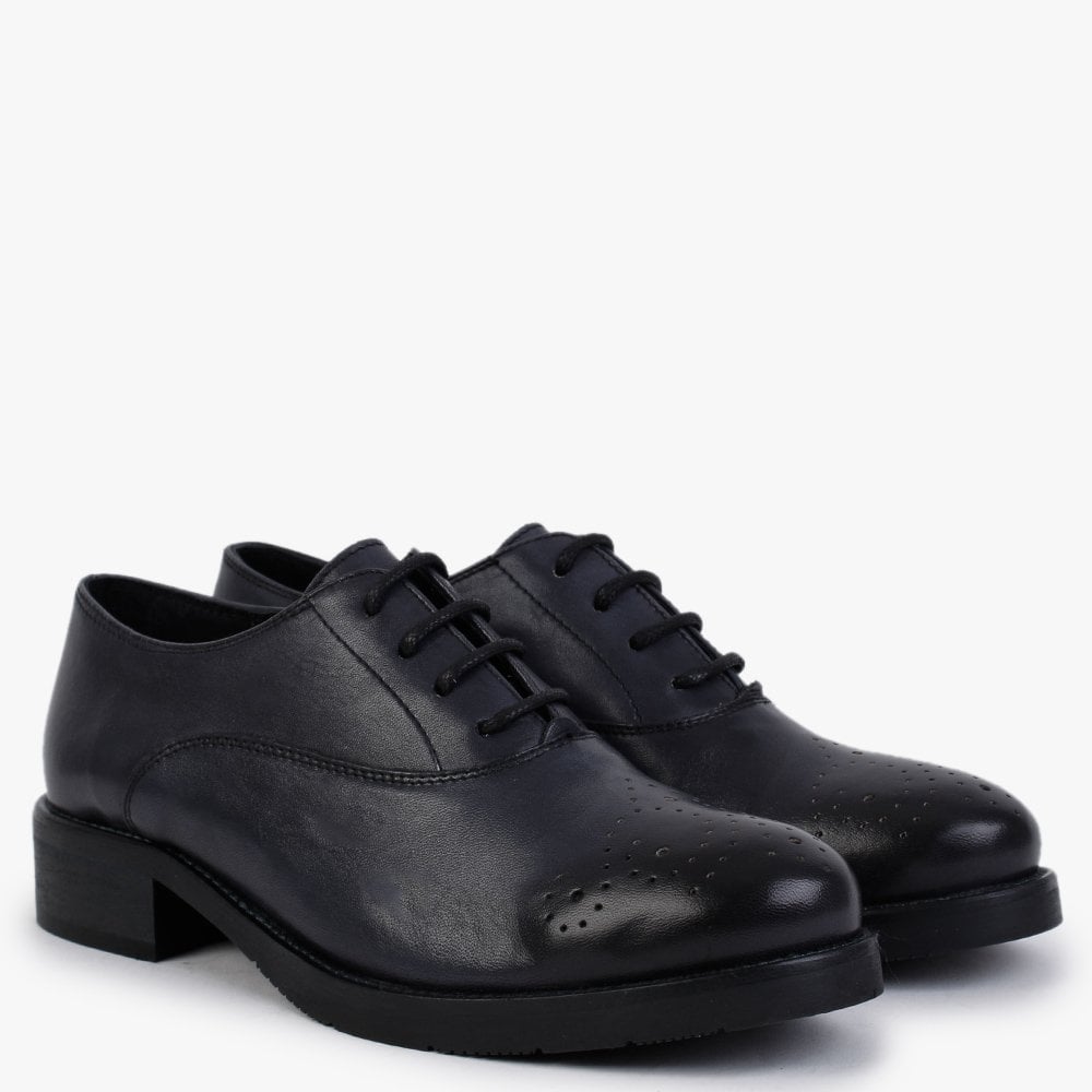Navy Leather Trouser Shoes
